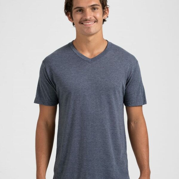 Unisex Poly-Rich V-Neck T-Shirt Thumbnail