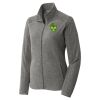 Women's Heather Microfleece Full Zip Jacket Thumbnail